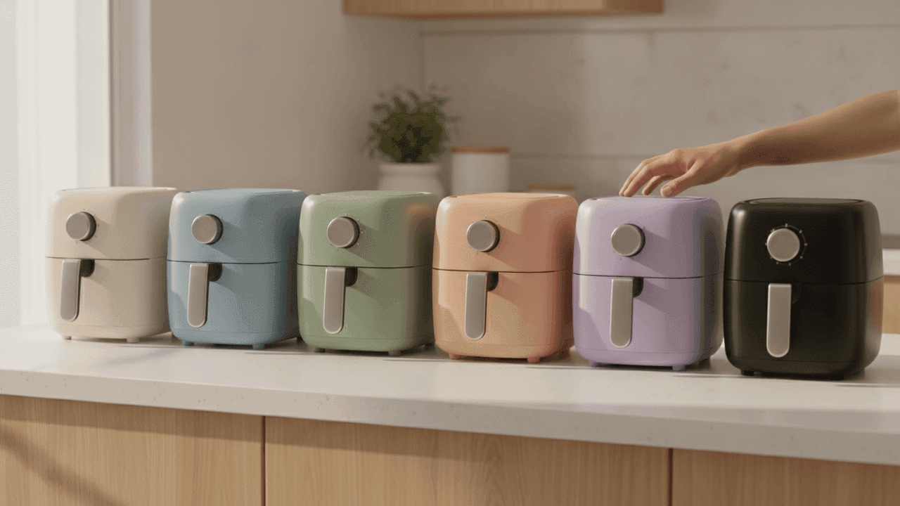 As melhores air fryers até R$300 de 2026 em fileira: Mondial, Britânia, WAP, Philco e mais, comparadas por litros e potência