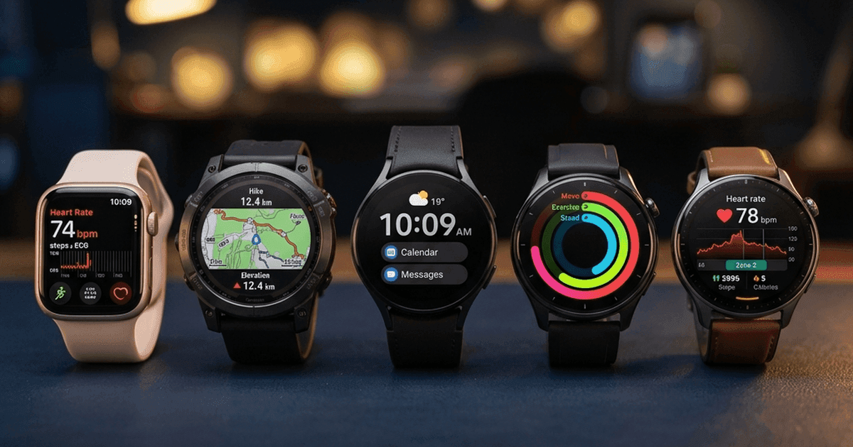 Os 8 melhores smartwatches de 2026 testados pela equipe Buskando