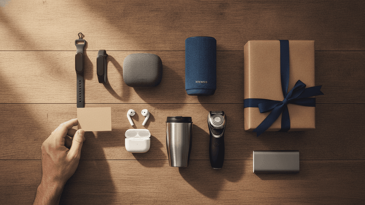 Presentes de Dia dos Pais até R$ 300: smart speaker, smartband, fone, caixa de som, cafeteira, garrafa térmica, barbeador e power bank