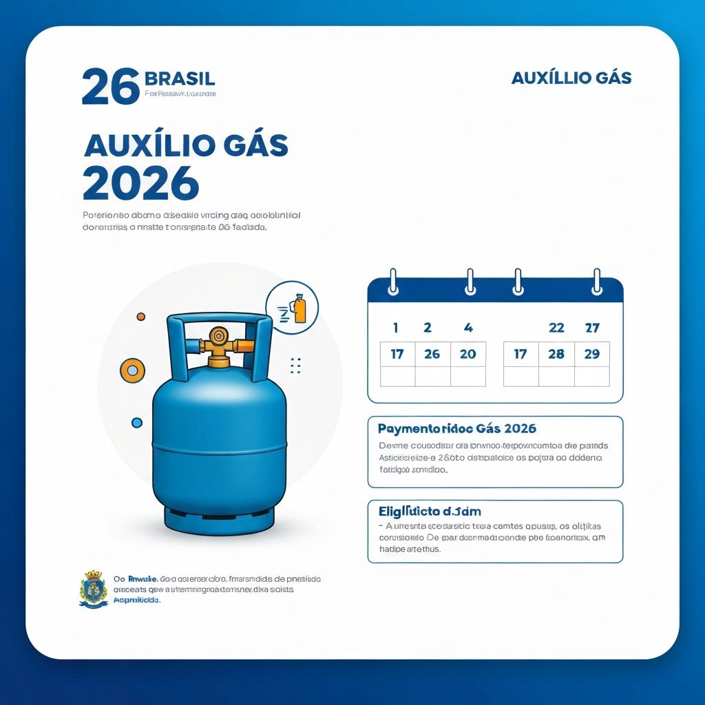 Auxílio Gás 2026 - Quem tem direito e como consultar