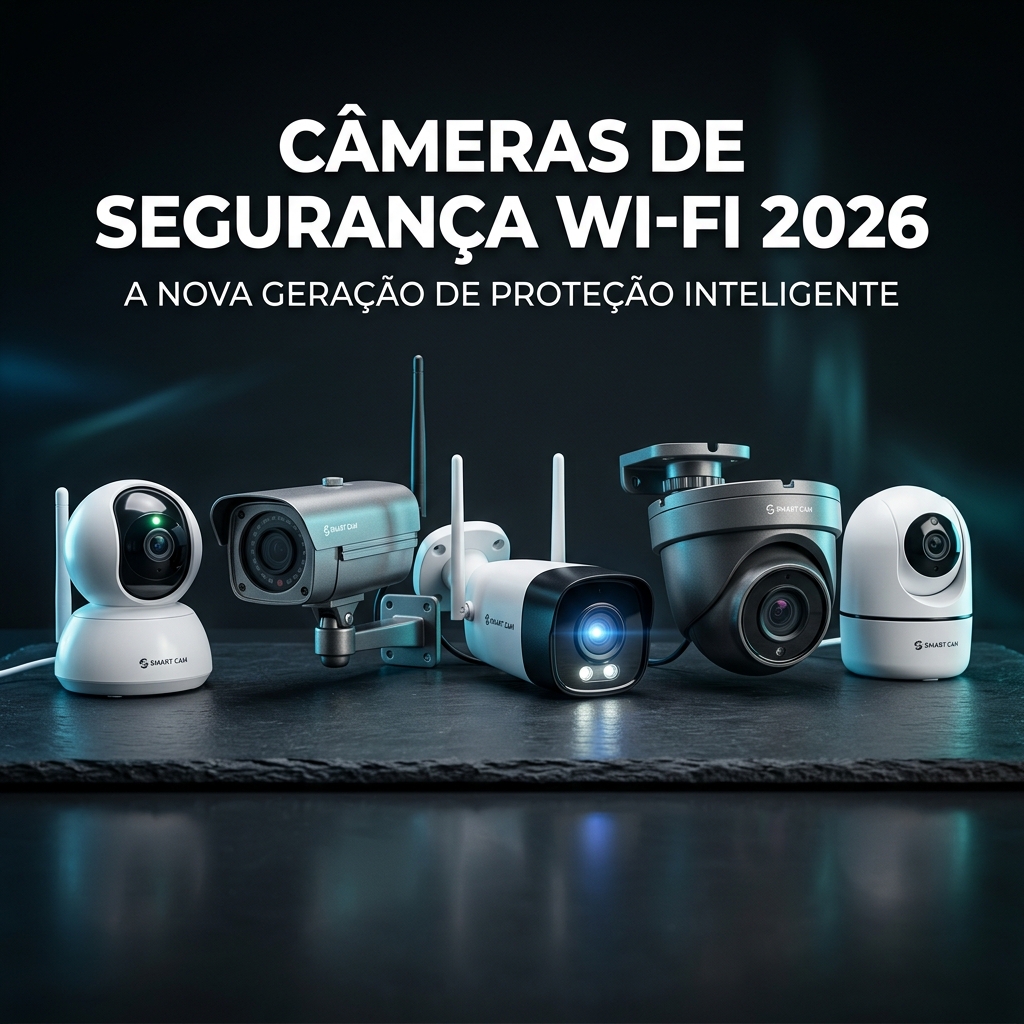 5 câmeras de segurança Wi-Fi testadas pela equipe Buskando em 2026 — teste de visão noturna real