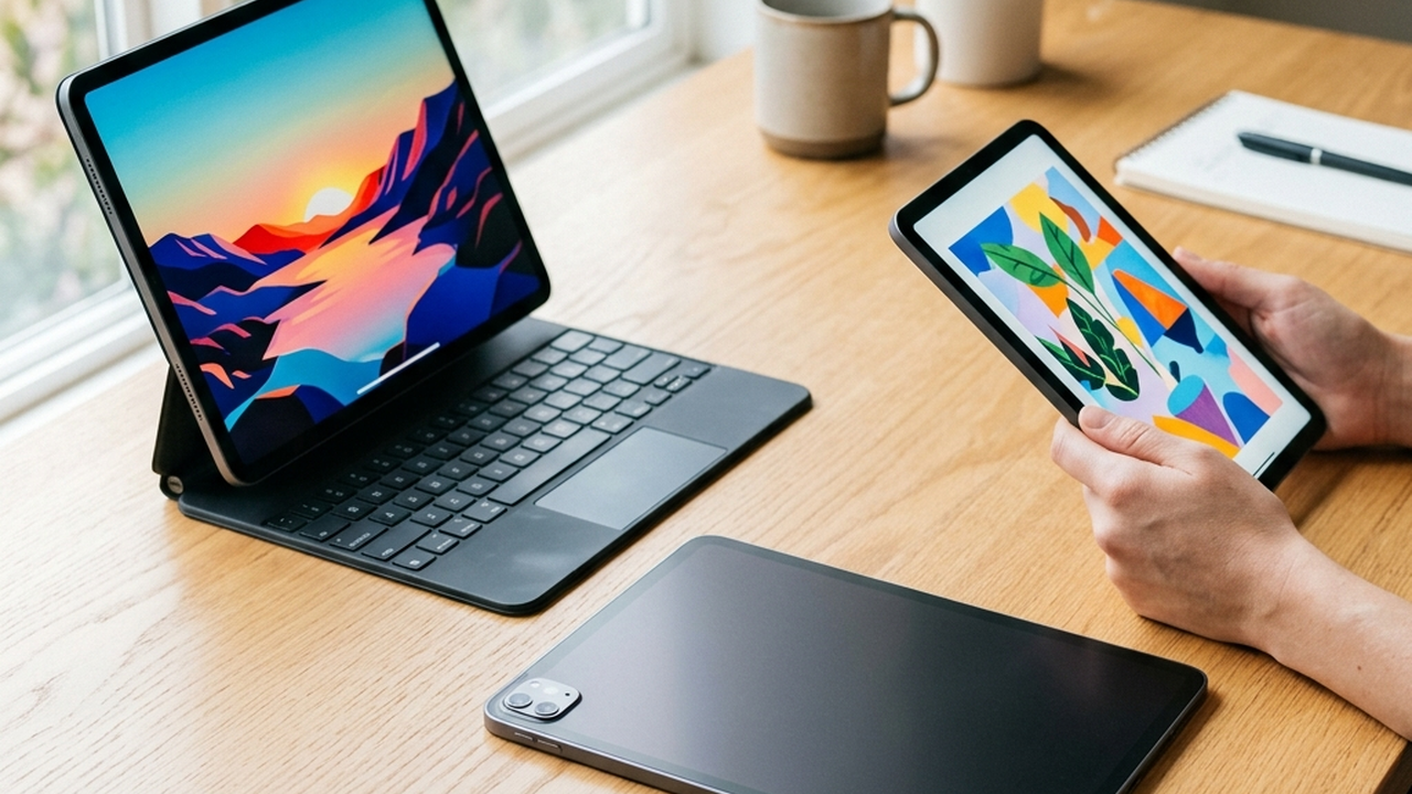 7 tablets testados — iPad, Samsung Galaxy Tab, Xiaomi Pad, Lenovo