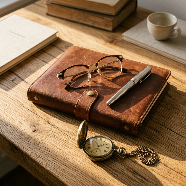 Tipos de Aposentadoria INSS com Óculos e Caneta