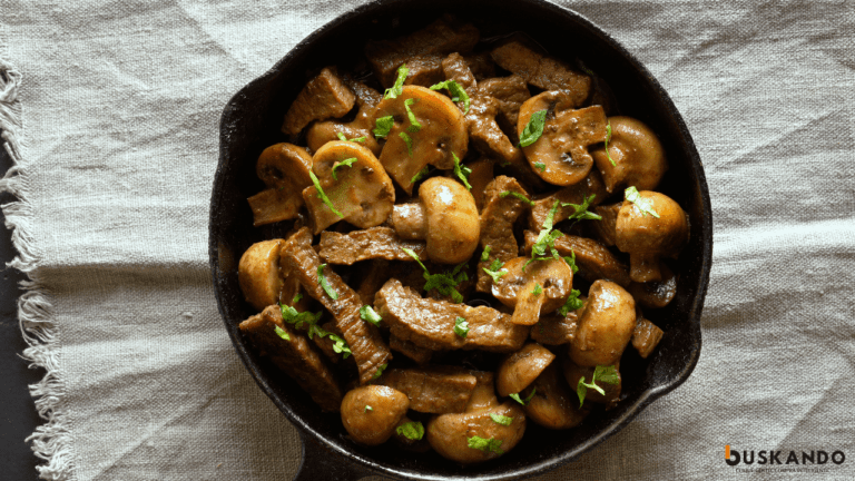 Receita de Strogonoff de Cogumelos Vegano