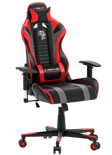 CADEIRA GAMER BLACK HAWK COM APOIO CERVICAL