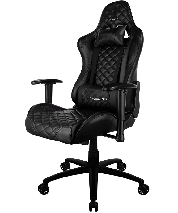 Cadeira Gamer Profissional TGC12 Preta ThunderX3.