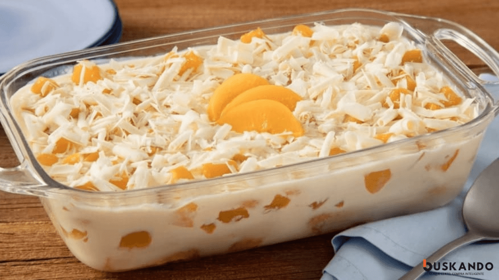 Pavê de Pêssego receita
