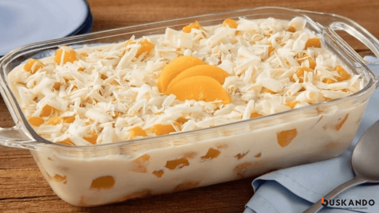 Pavê de Pêssego receita