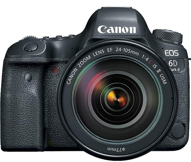 Câmera DSLR Canon EOS 6D Mark II kit EF 24-105mm f / 4L IS II USM