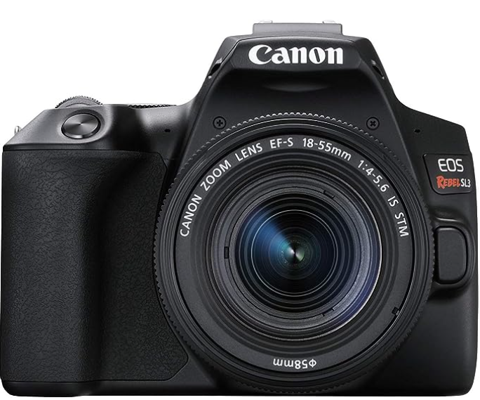 Câmera Fotográfica Canon SL3 DSLR com 24.1MP • 3