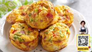 Muffin de Ovo e Vegetais: Café da Manhã Portátil e Nutritivo