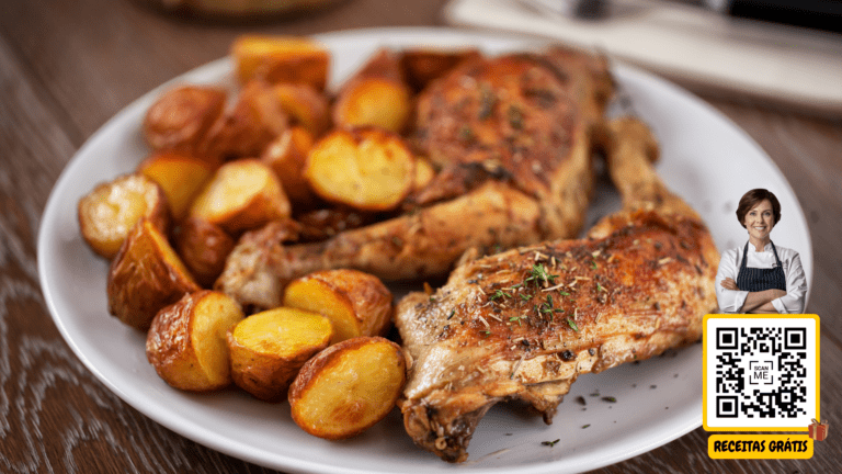 Frango Assado com Batatas - Chef Helena Receitas Grátis