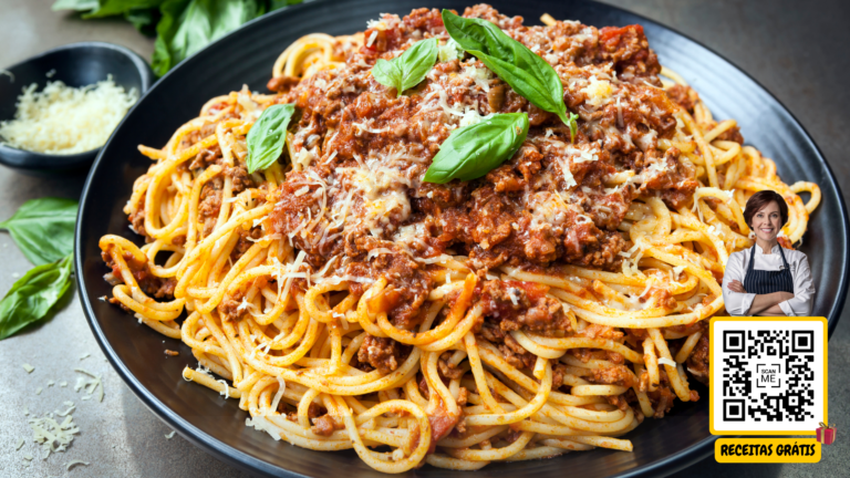 Espaguete à Bolonhesa - Chef Helena Receitas Grátis