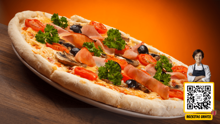 Pizza Caseira - Chef Helena Receitas Grátis
