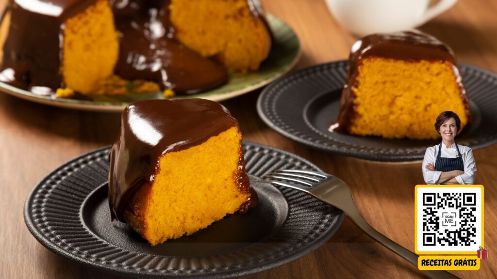 Bolo de Cenoura com Cobertura de Chocolate - Chef Helena Receitas Grátis