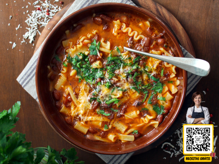 Sopa de Feijão com Macarrão - Chef Helena Receitas Grátis