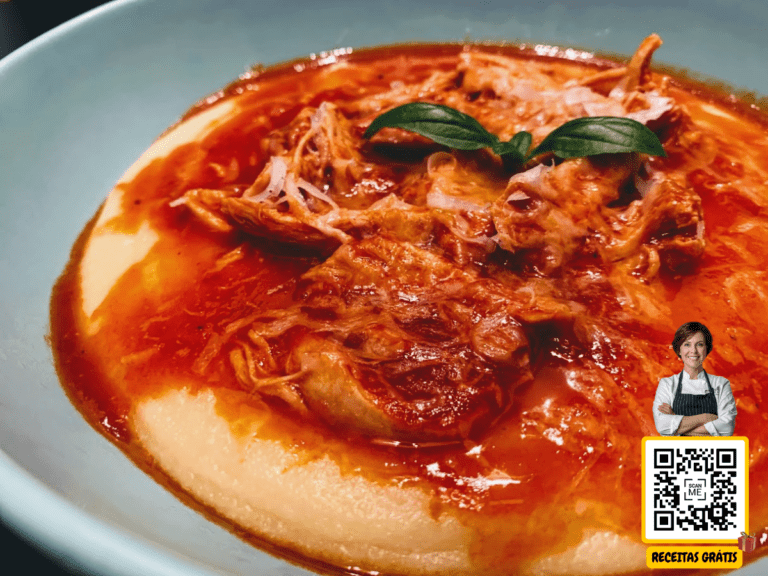 Polenta com Molho de Frango - Chef Helena Receitas Grátis