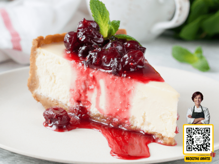 Cheesecake de Frutas Vermelhas - Chef Helena Receitas Grátis