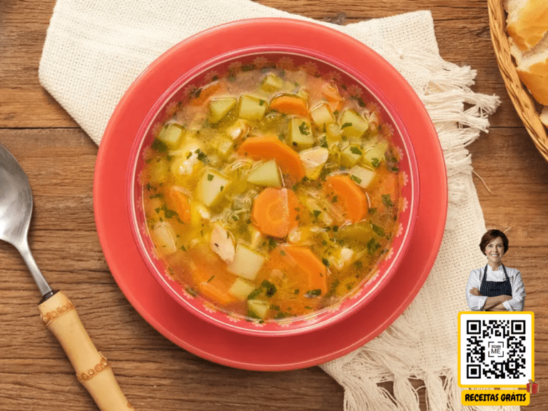 Sopa de Legumes com Frango - Chef Helena Receitas Grátis