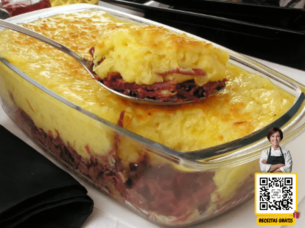 Escondidinho de Carne de Sol - Chef Helena Receitas Grátis