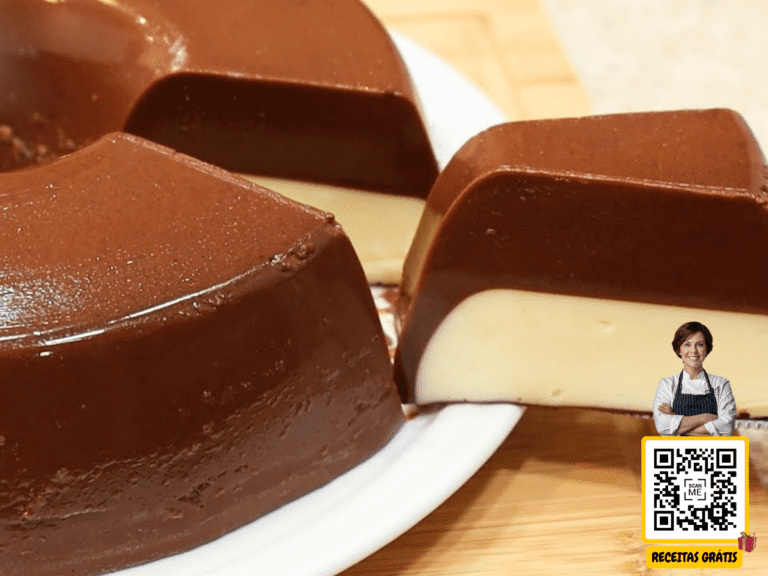 Pudim de Leite Ninho com Chocolate - Chef Helena Receitas Grátis