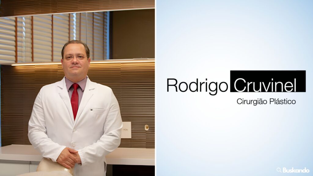 Dr. Rodrigo Cruvinel realizando consulta em sua clínica em Brasília.