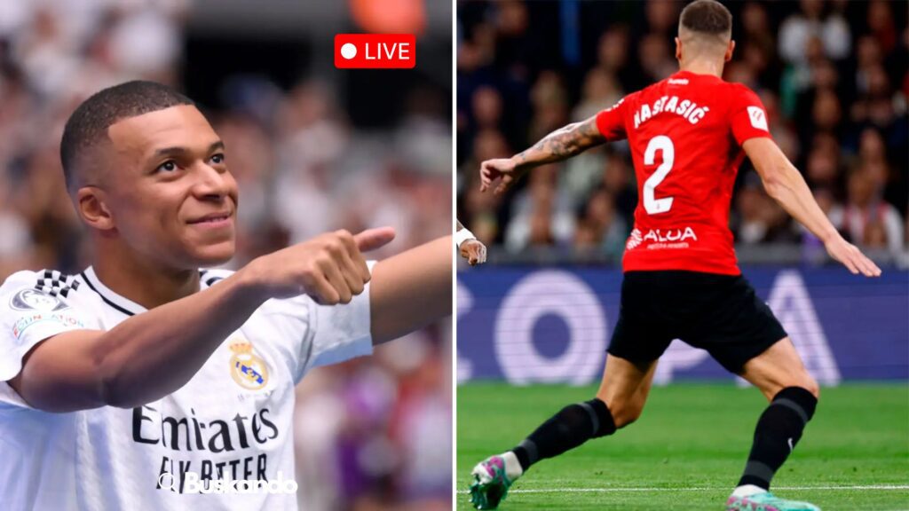 Transmissão ao vivo do jogo entre Real Madrid e Mallorca pela La Liga.