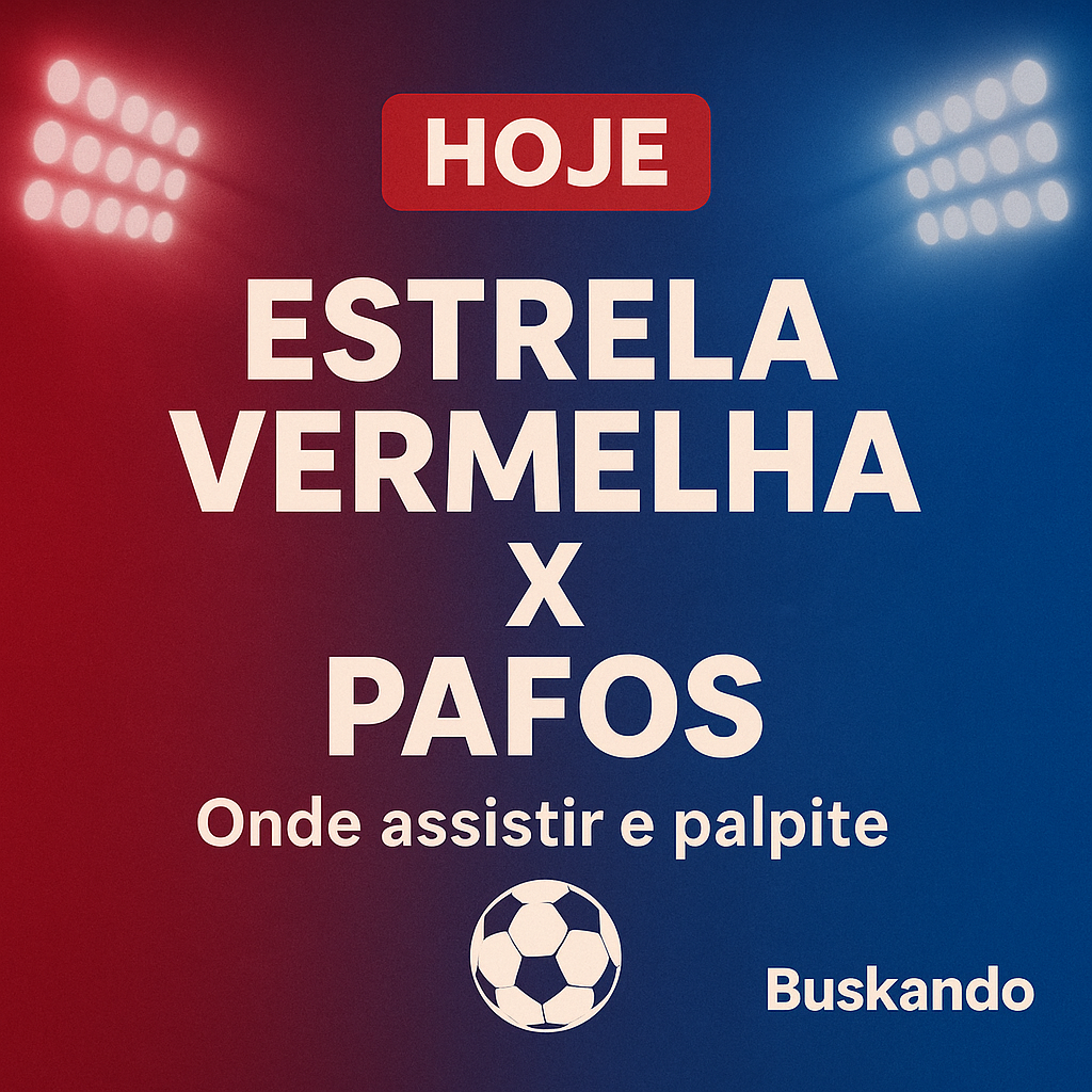 Estrela Vermelha x Pafos – onde assistir e palpite hoje na Champions