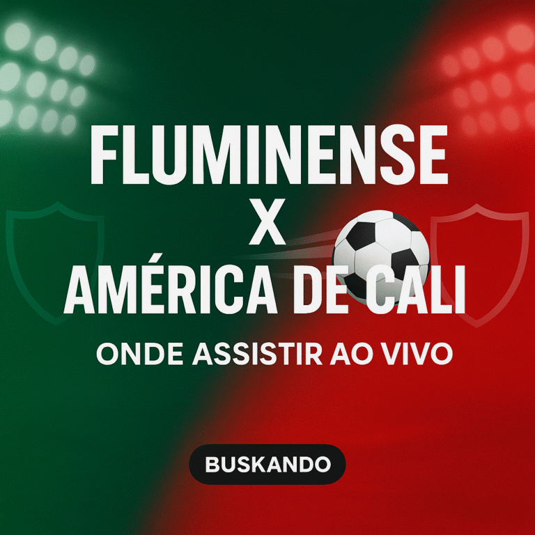 Fluminense x América de Cali — onde assistir ao vivo hoje