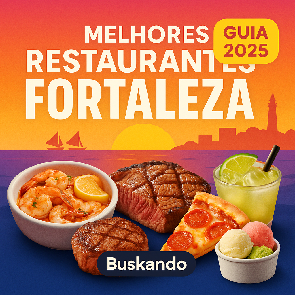 Melhores restaurantes de Fortaleza 2025: frutos do mar, steak, pizza e caipirinha ao pôr do sol — Buskando
