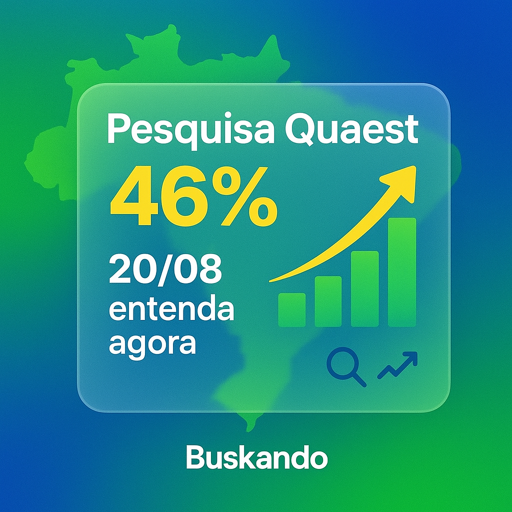 Pesquisa Quaest: aprovação de Lula chega a 46% em 20/08; entenda os números