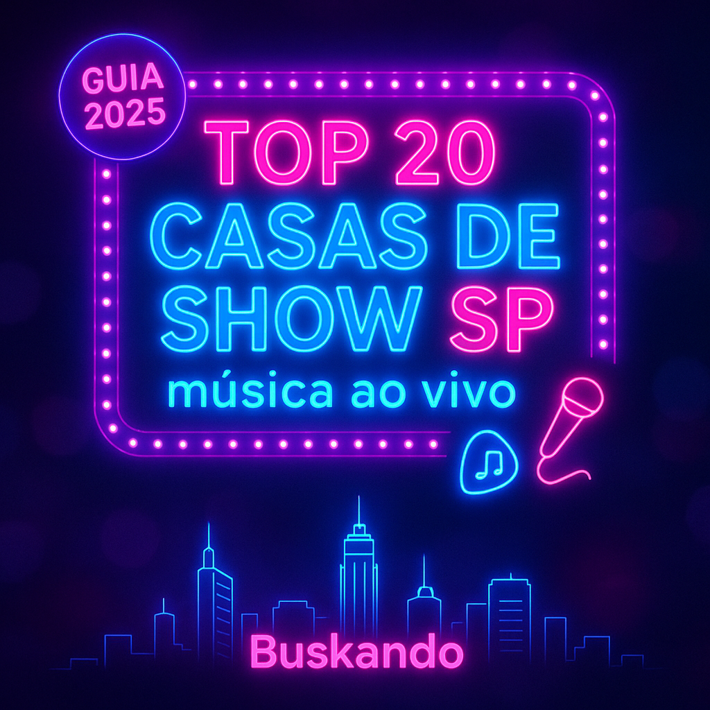 Top 20 casas de show em São Paulo — guia de música ao vivo Buskando
