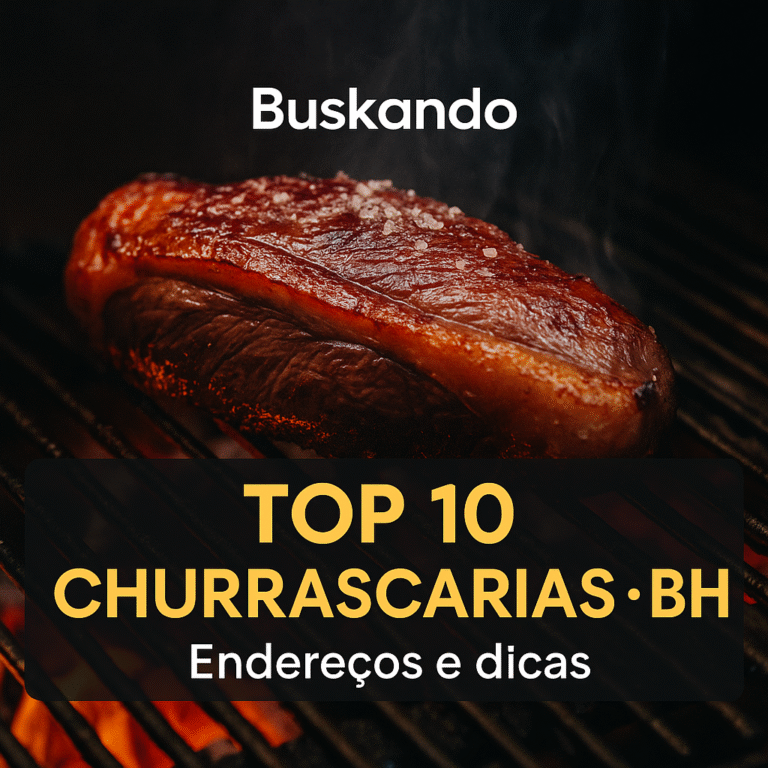 Picanha na grelha com brasas — Top 10 churrascarias em Belo Horizonte (endereços e dicas)