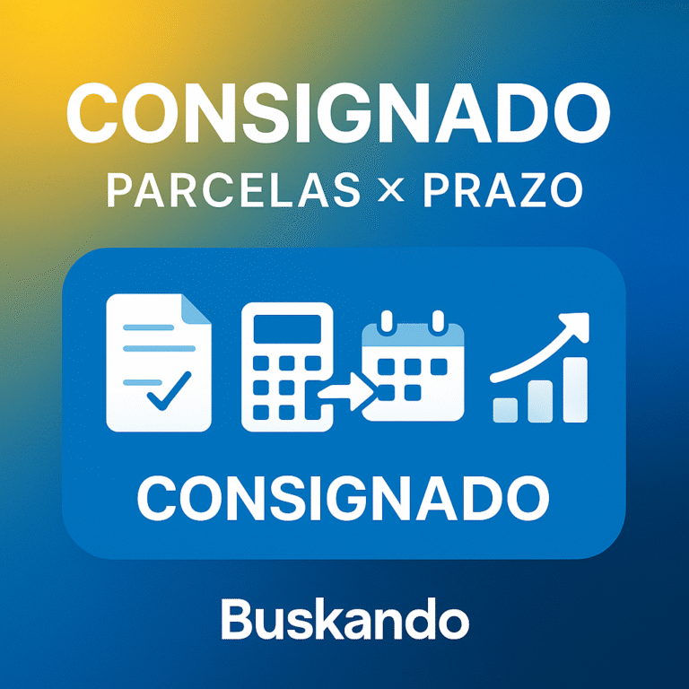 Empréstimo consignado: compare parcelas e prazos com calculadora e calendário — Buskando